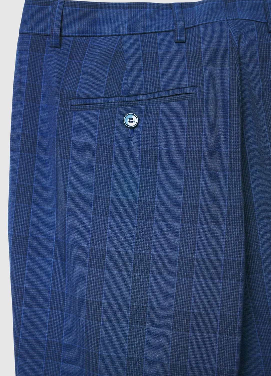 Calliope Atelier Pantalon Carreaux Homme Coupe Droite