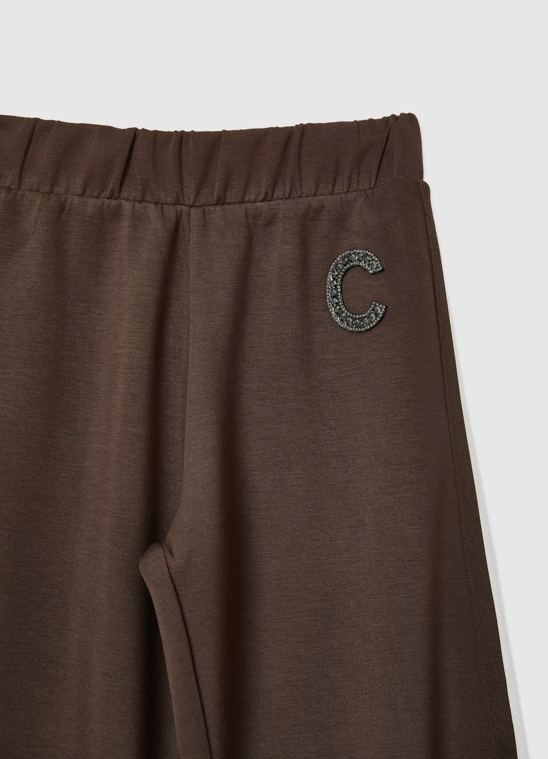 Calliope jogging wide leg fille à bandes latérales