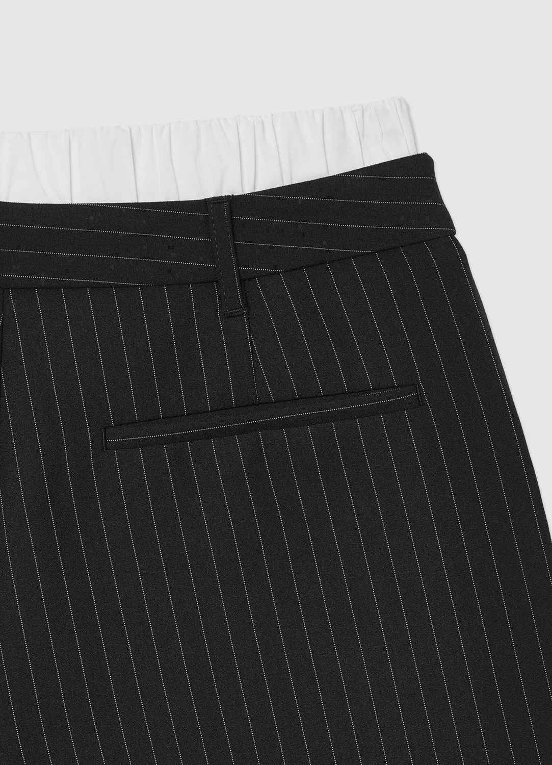 Calliope short femme rayé ceinture large