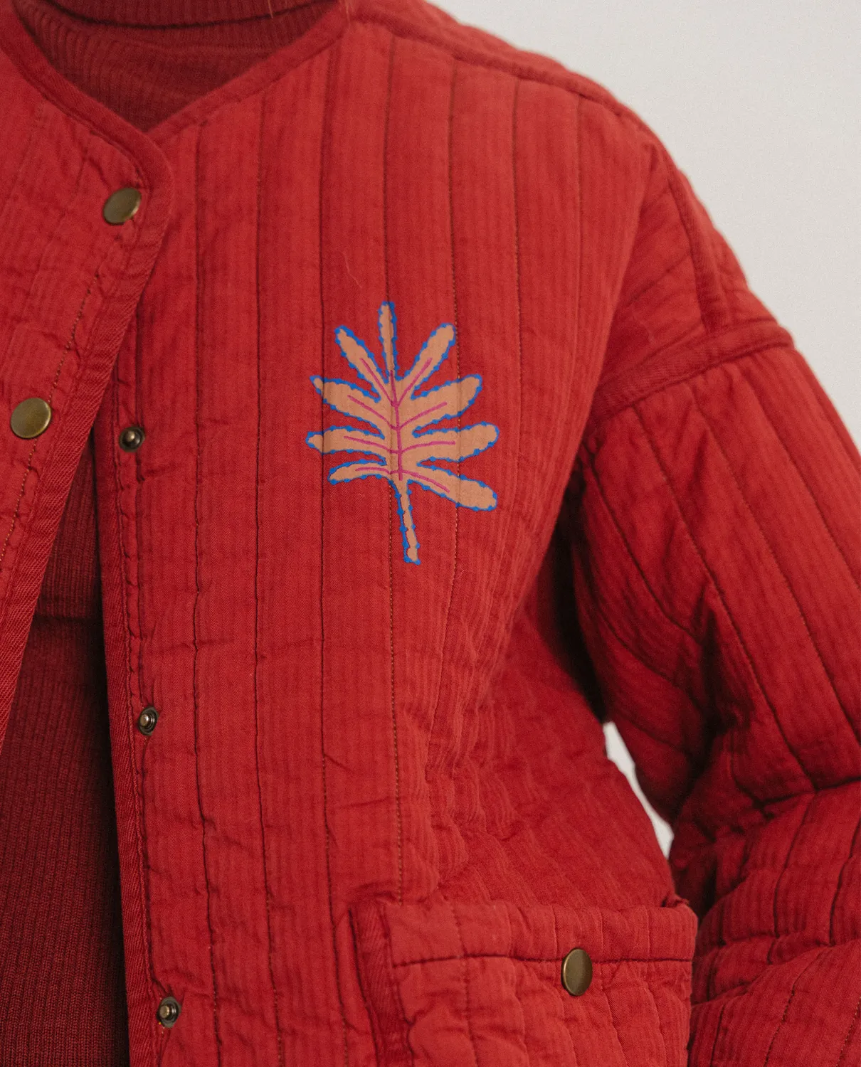 Tinsels Fame Cherry veste matelassée coton imprimée