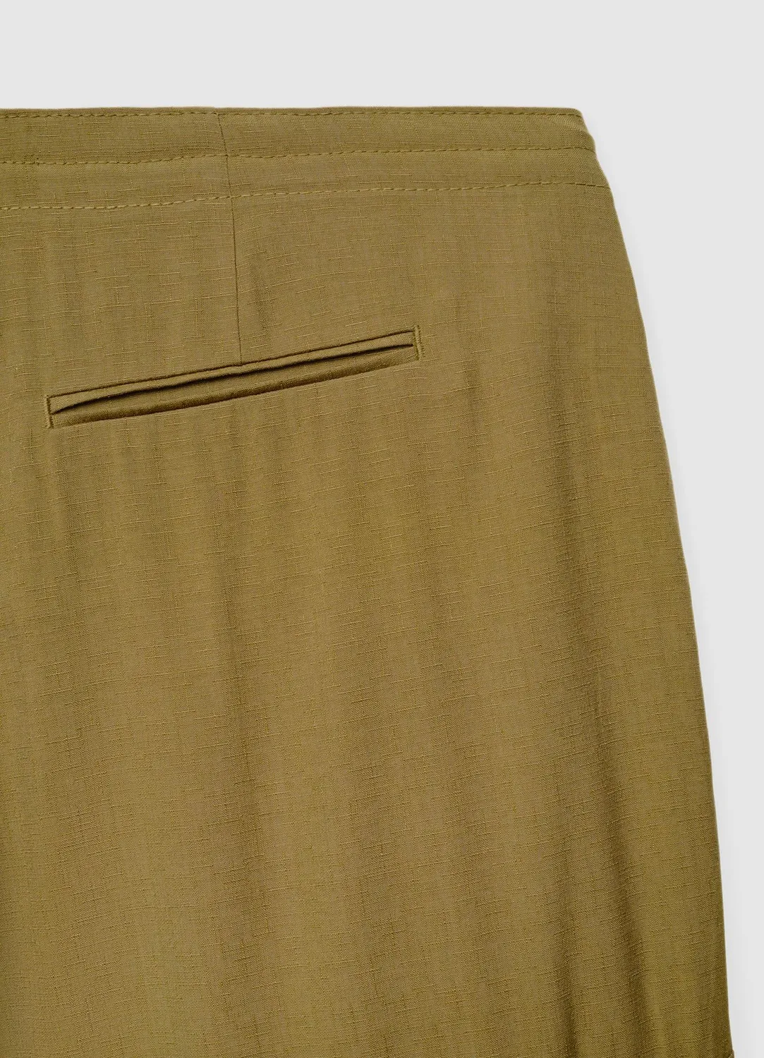 Calliope pantalon straight cargo à cordon femme poches