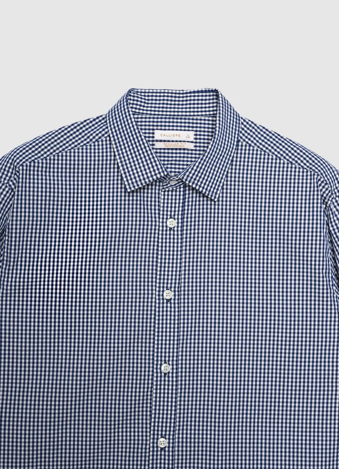 Calliope vichy chemise homme regular fit carreaux
