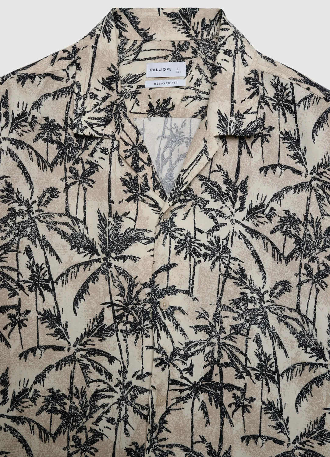 Calliope bowling palme chemise homme manches courtes