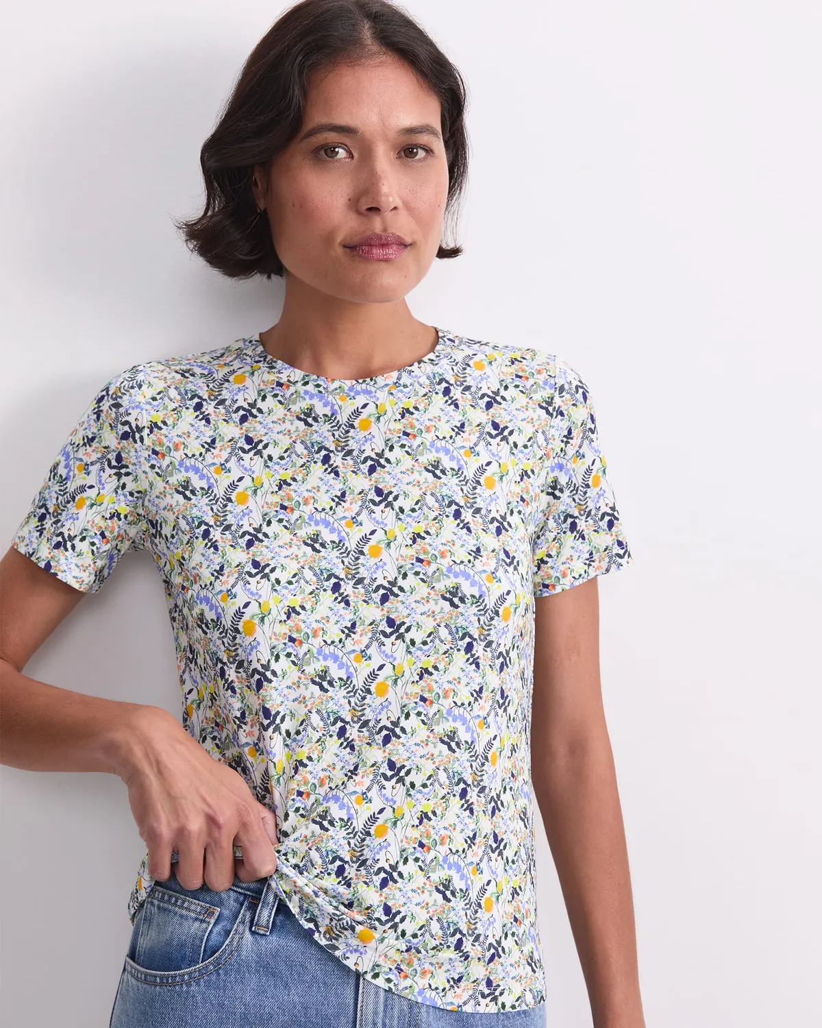 Sportscraft Heidi Meadow 121032 t-shirt femme fleuri