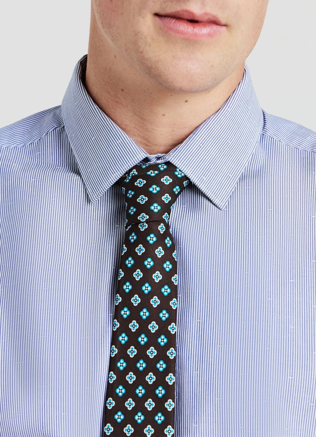 Calliope rayures losanges chemise homme coton bureau