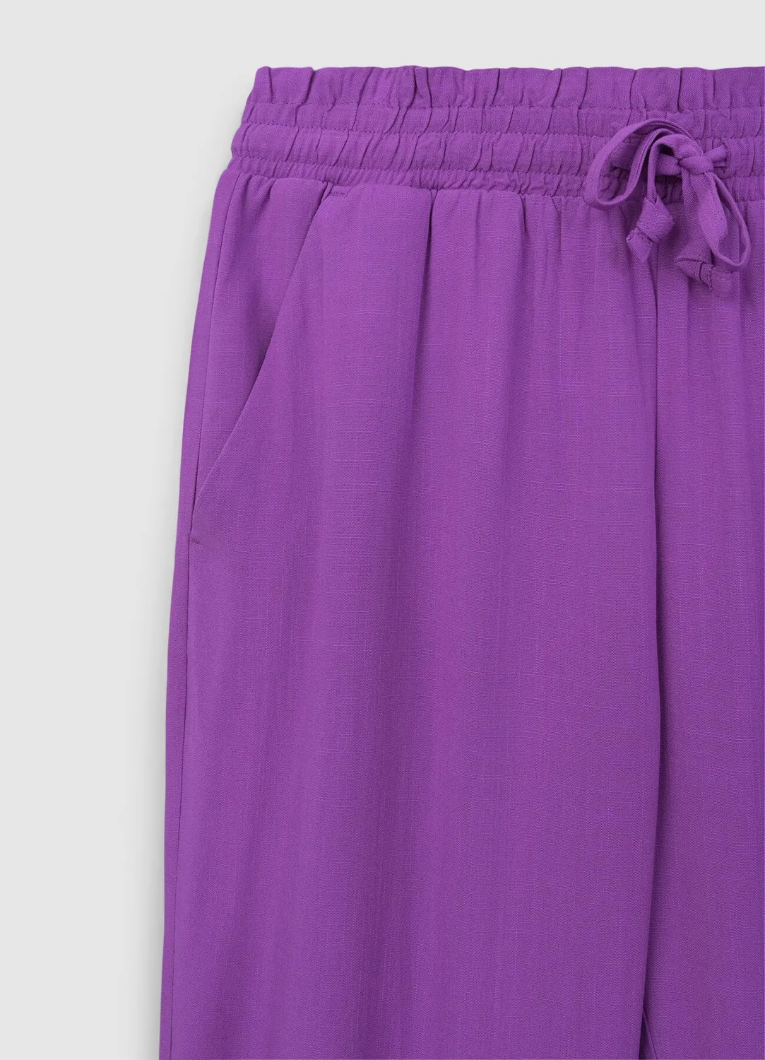 Calliope pantalon long uni femme regular cordon