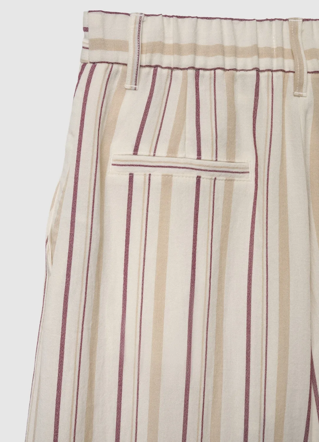 Calliope Palazzo pantalon femme large à rayures