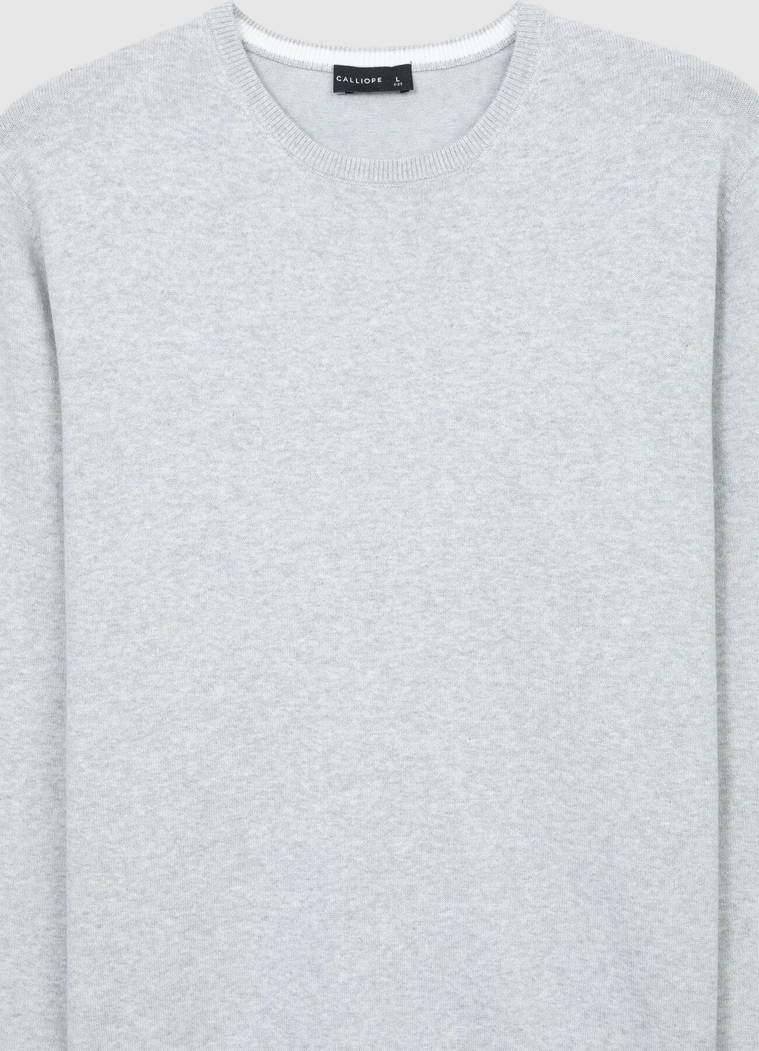 Calliope pull col rond profils contraste homme