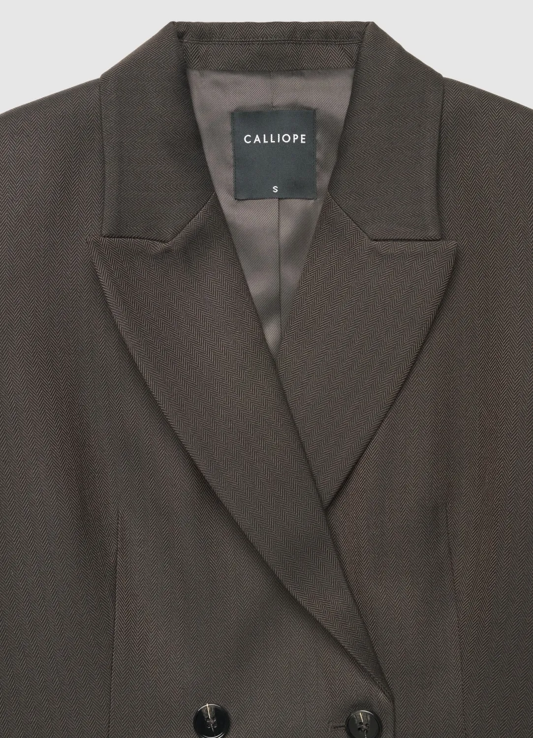 Calliope doppiopetto veste blazer double boutonnage