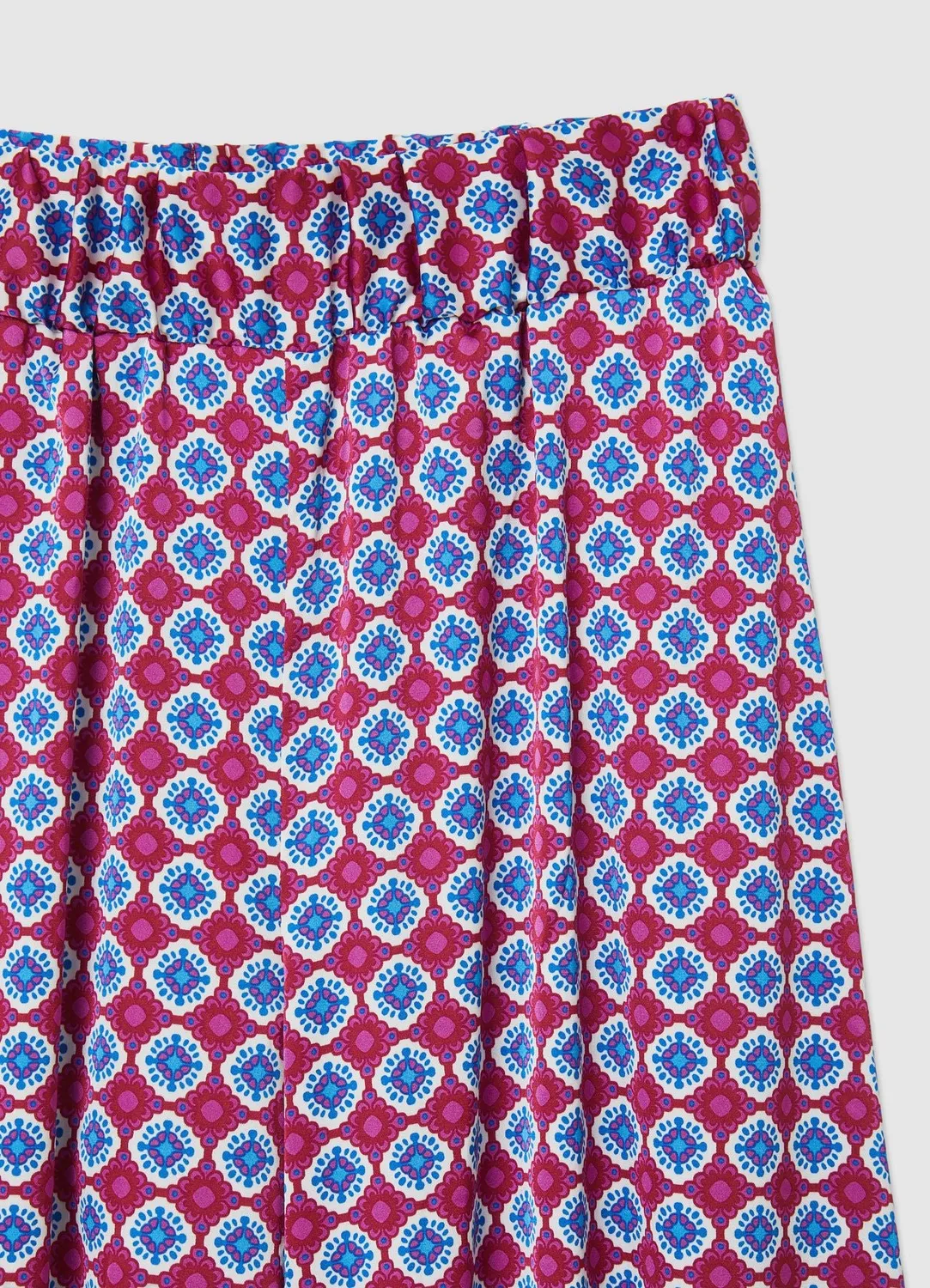 Calliope jupe-pantalon satinée femme à motifs