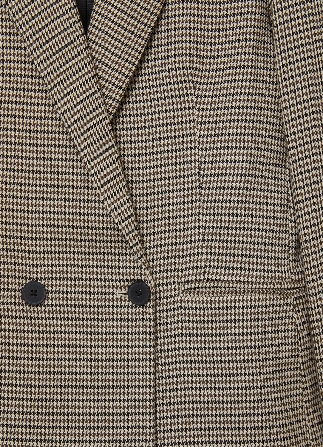 Calliope Veste pied-de-poule femme double boutonnage