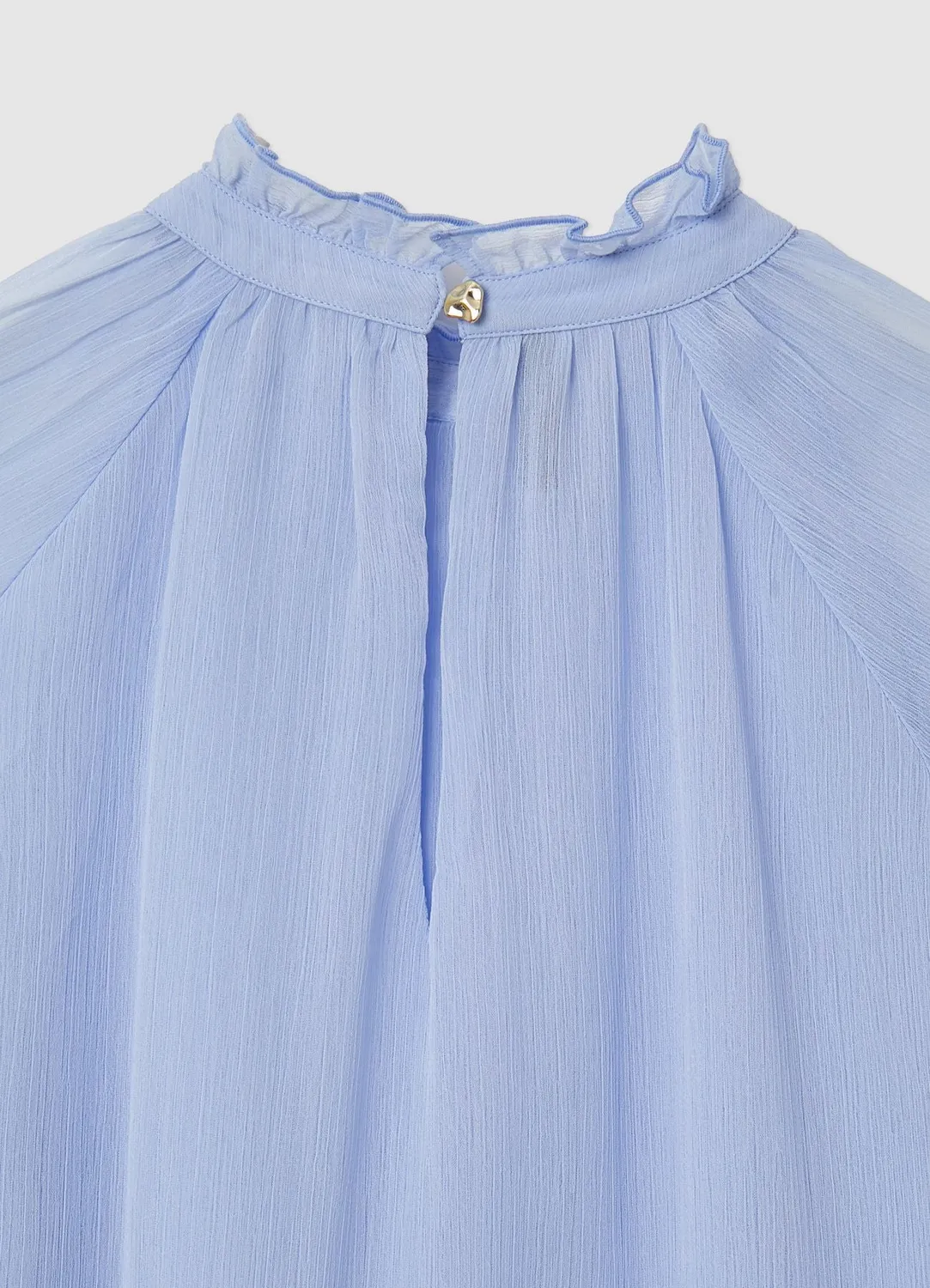 Calliope blouse femme volants col froncé
