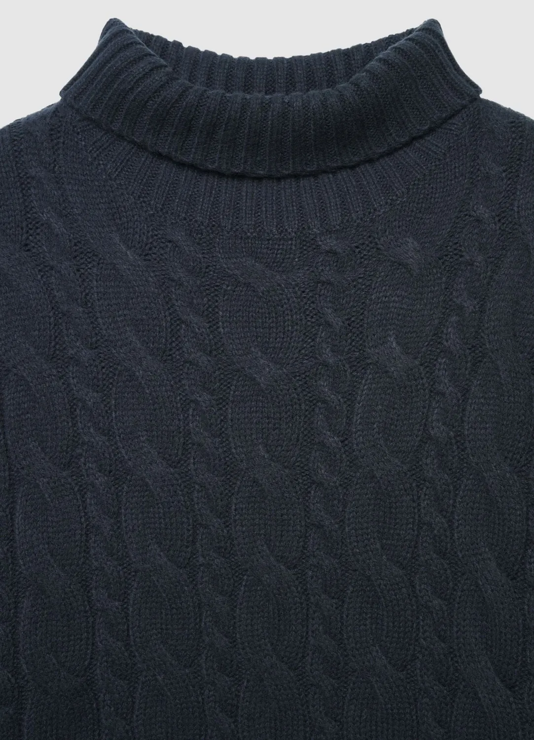Calliope pull col roulé torsades homme chaud
