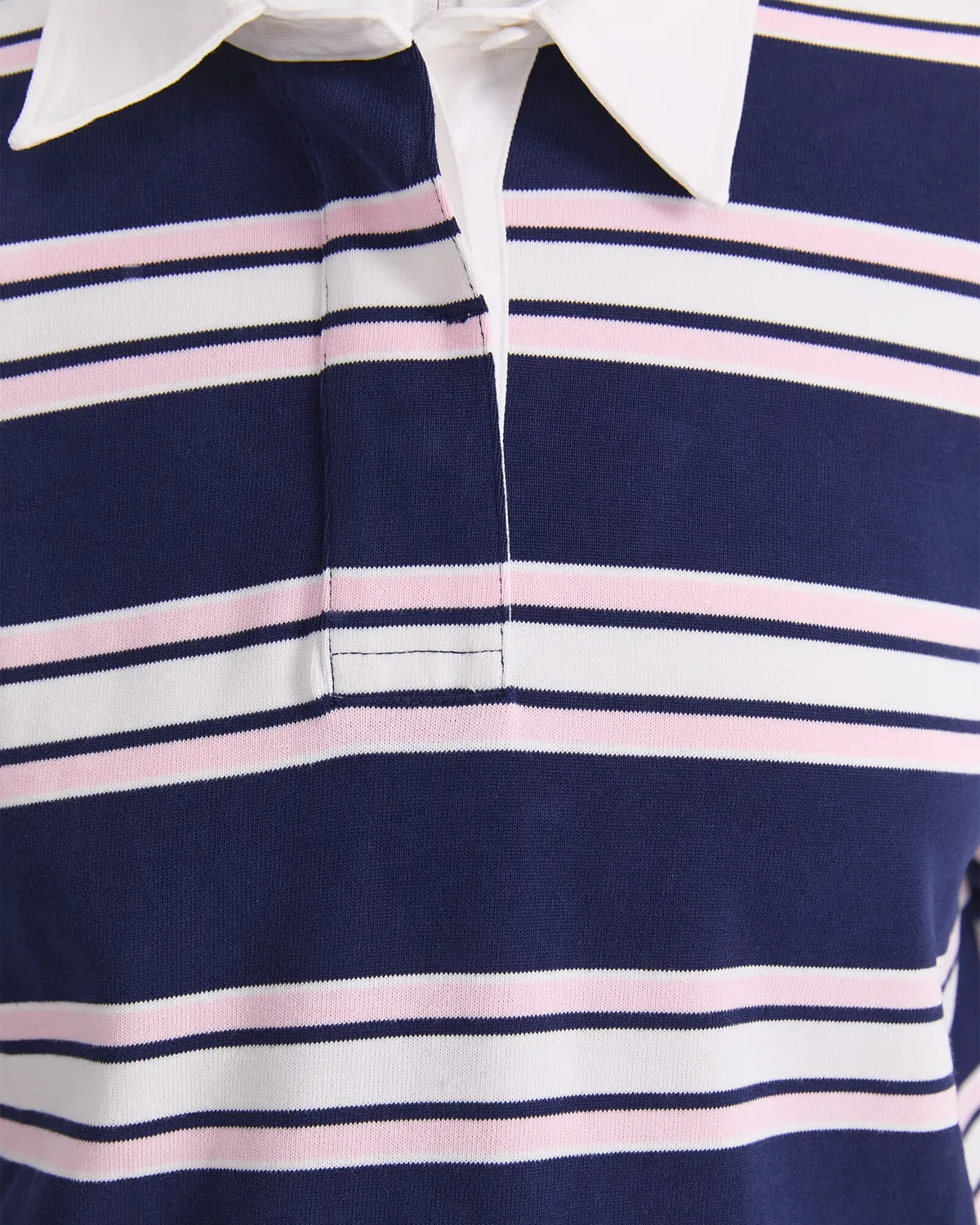 Sportscraft Kiaya Cropped Rugby polo femme rayé