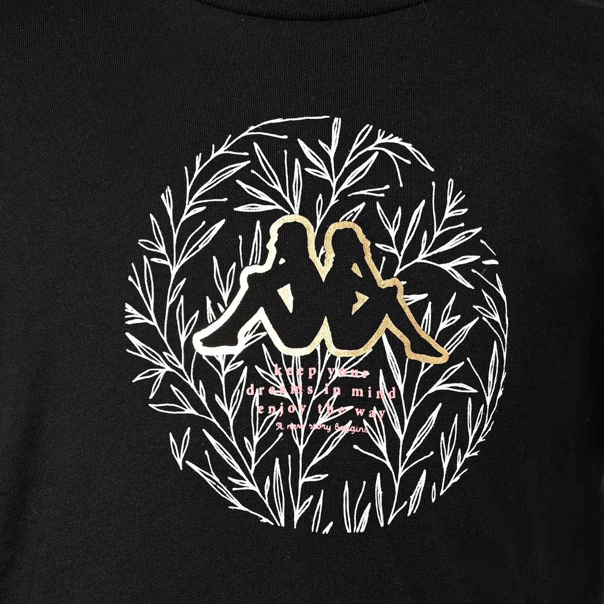 Robe di Kappa Bessya t-shirt fille noir coton