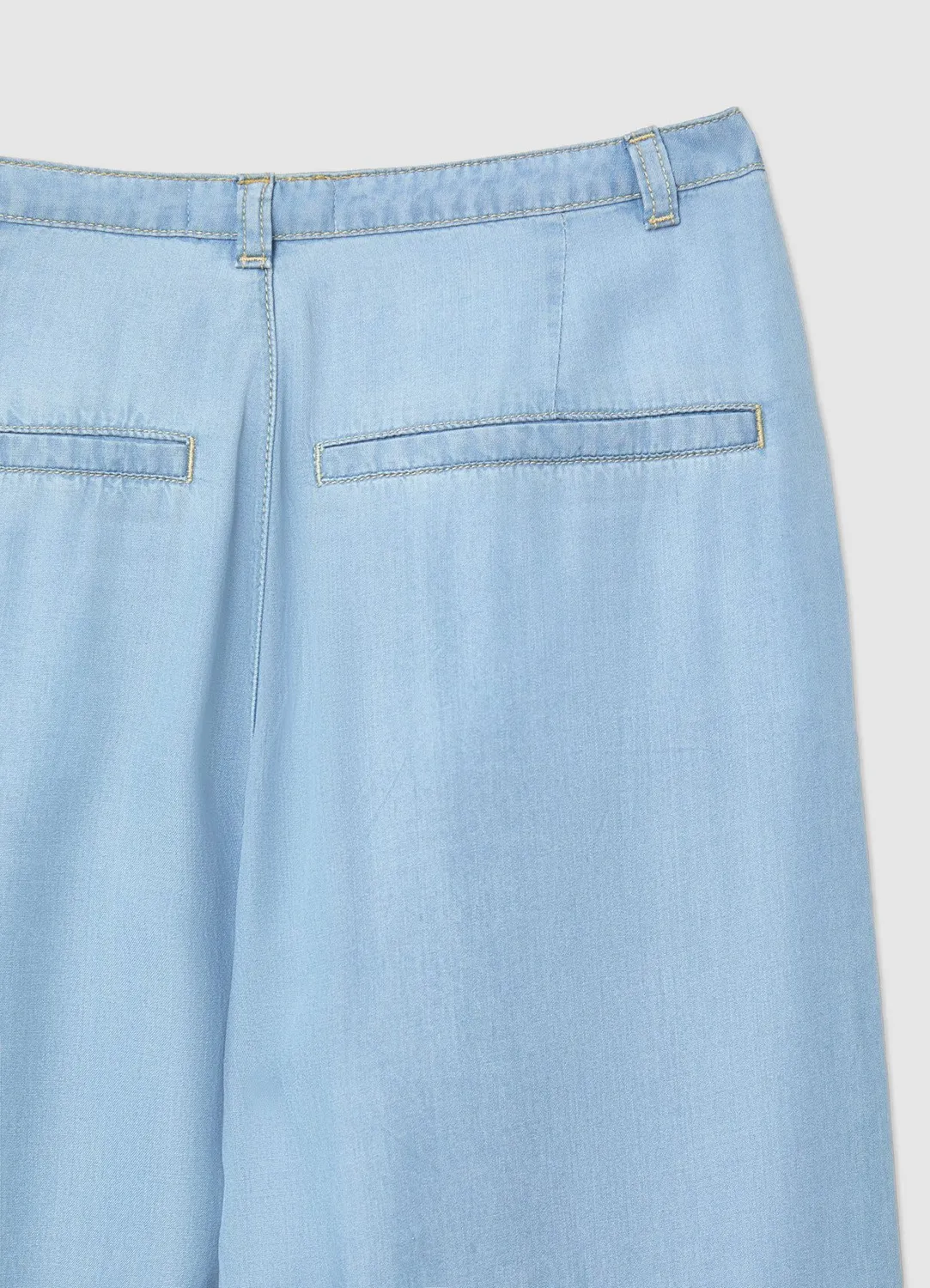 Calliope jean wide leg femme cordon uni