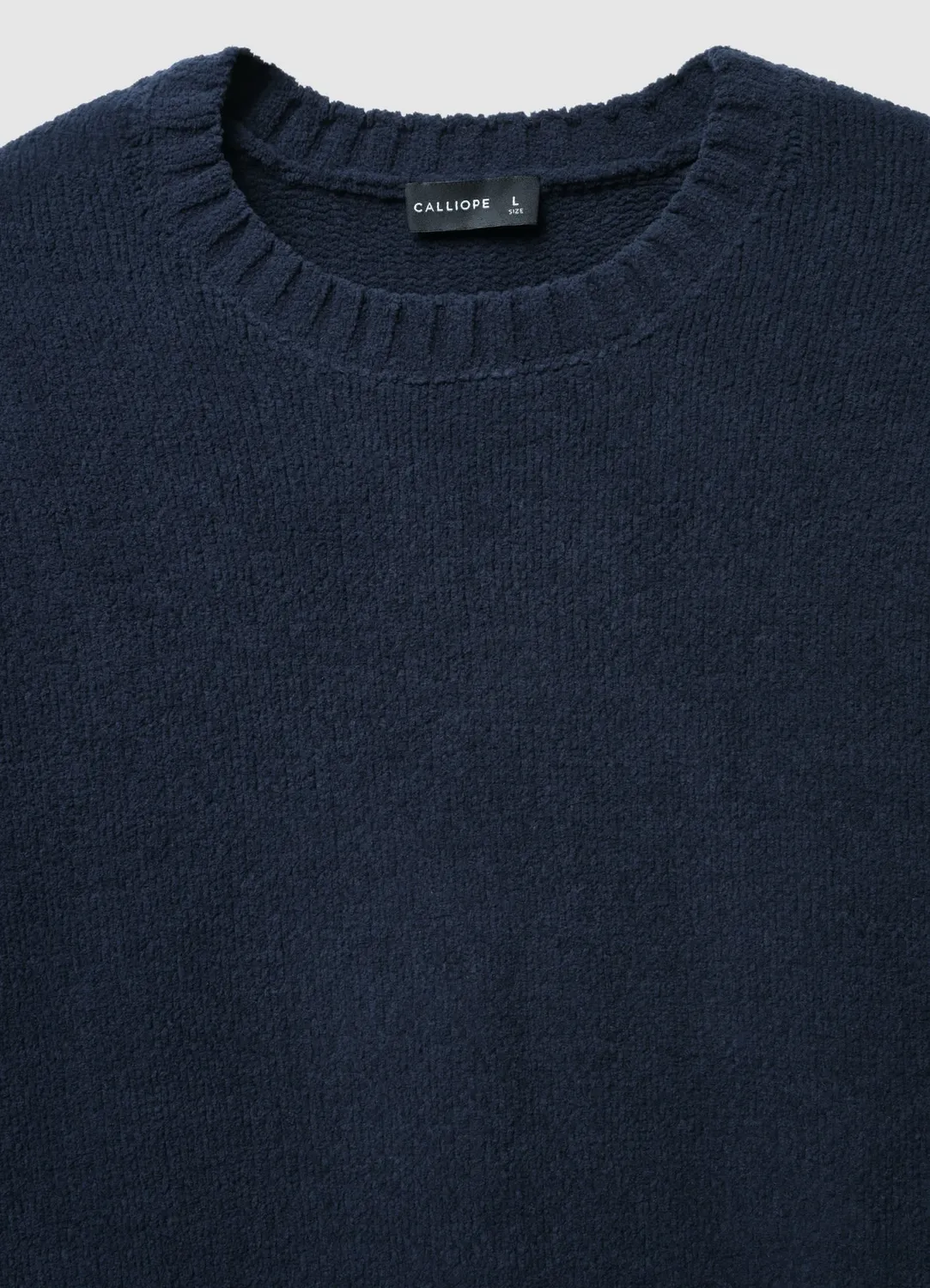 Calliope Maglia Chenille pull homme col rond