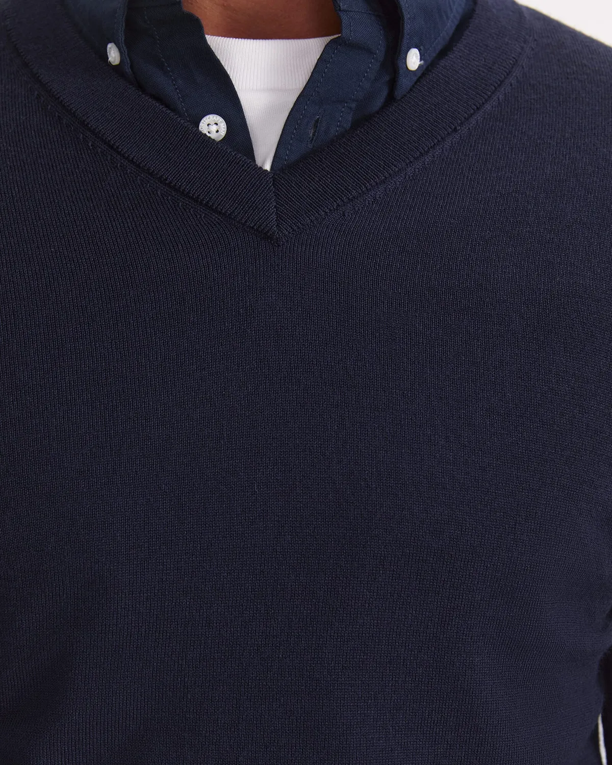 Sportscraft Merino pull col V laine homme léger