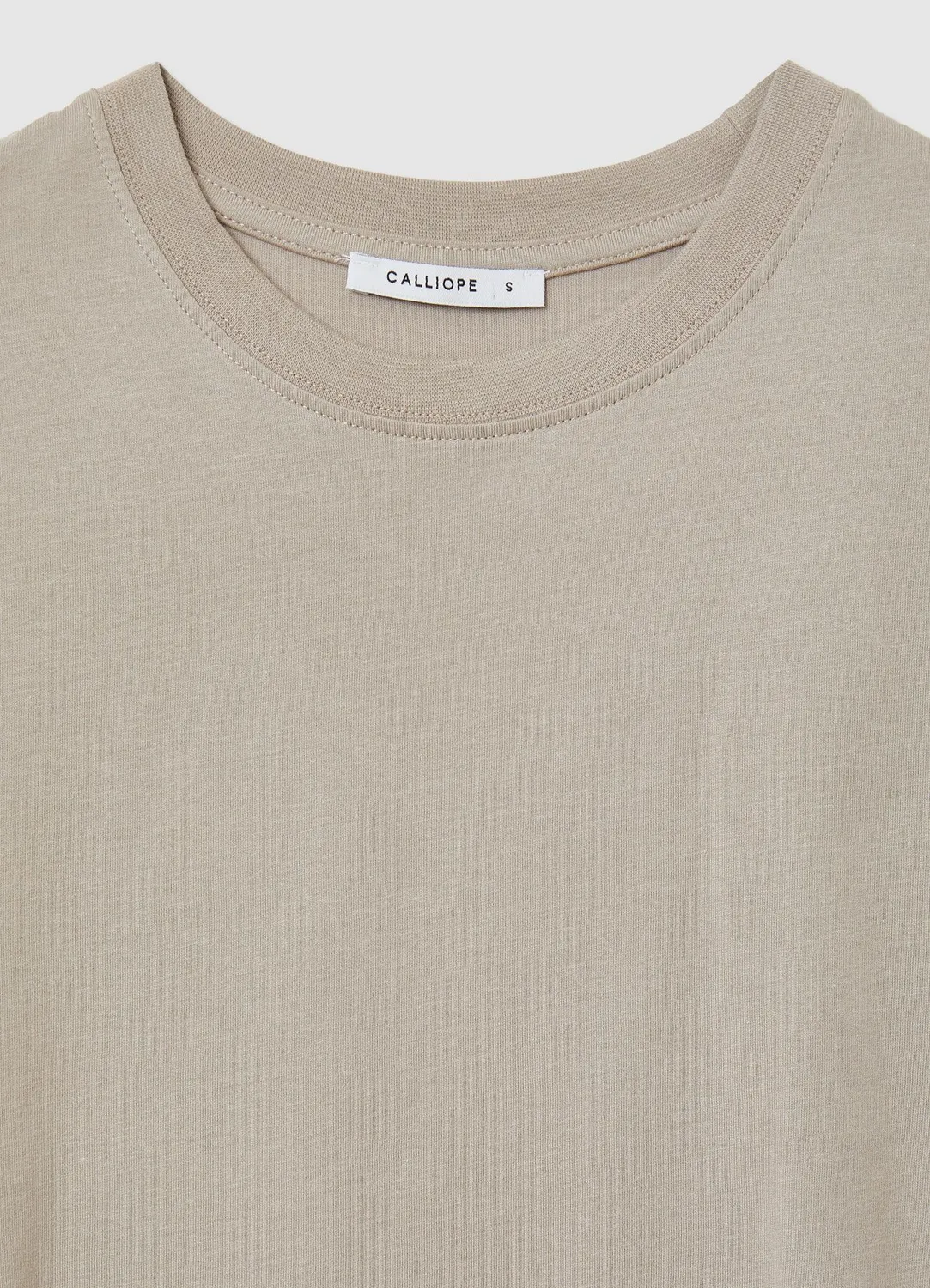Calliope t-shirt femme col rond coton uni