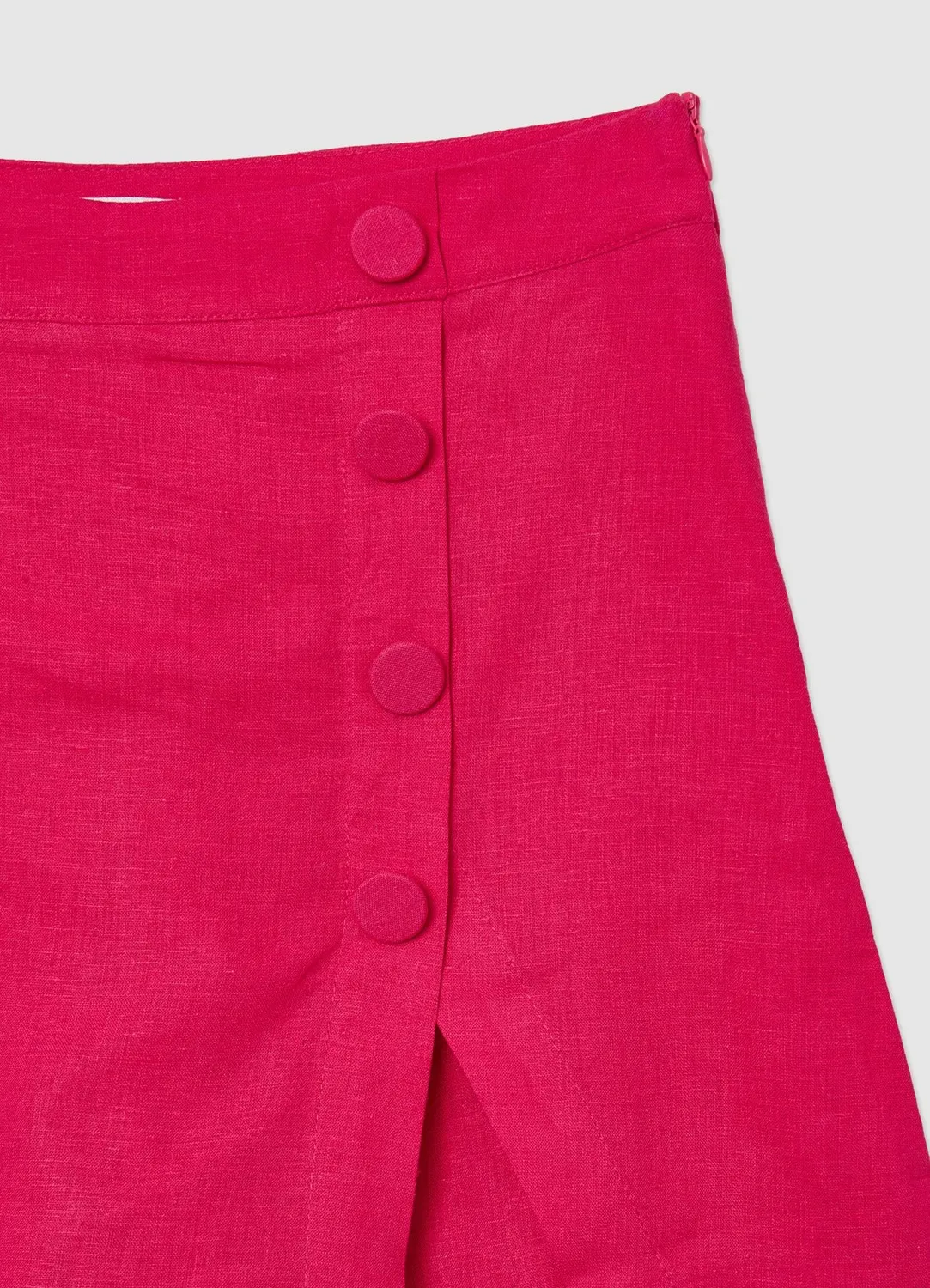 Calliope jupe-short femme unie zip latéral XS