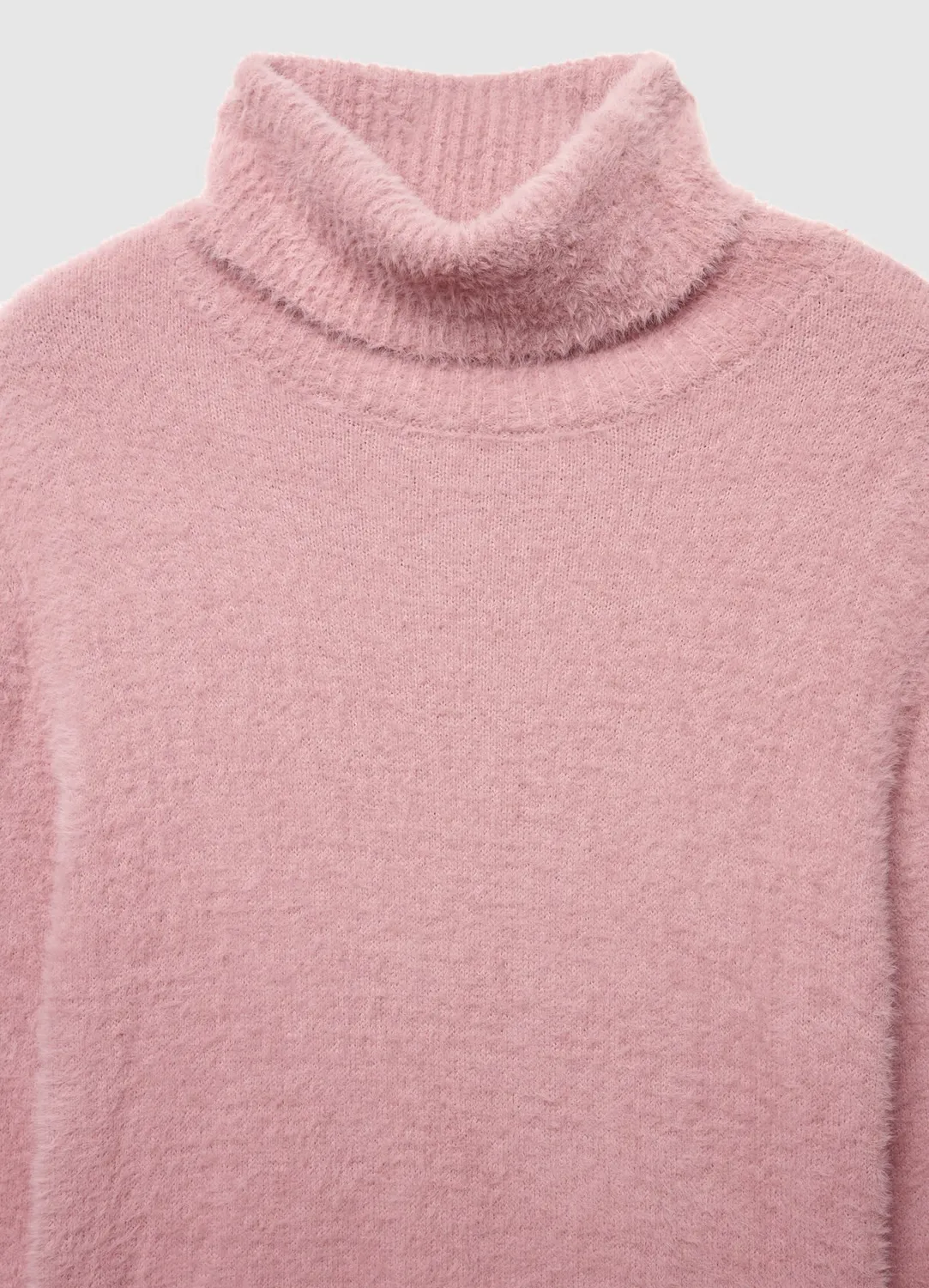 Calliope pull col roulé femme uni effet doux