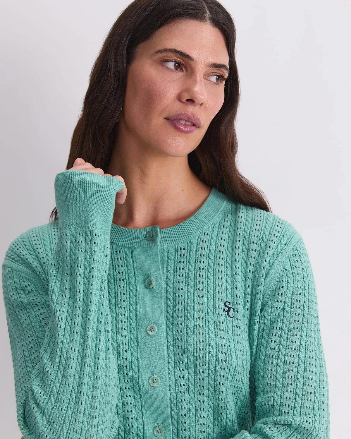 Sportscraft Elka 120811 cardigan femme coton