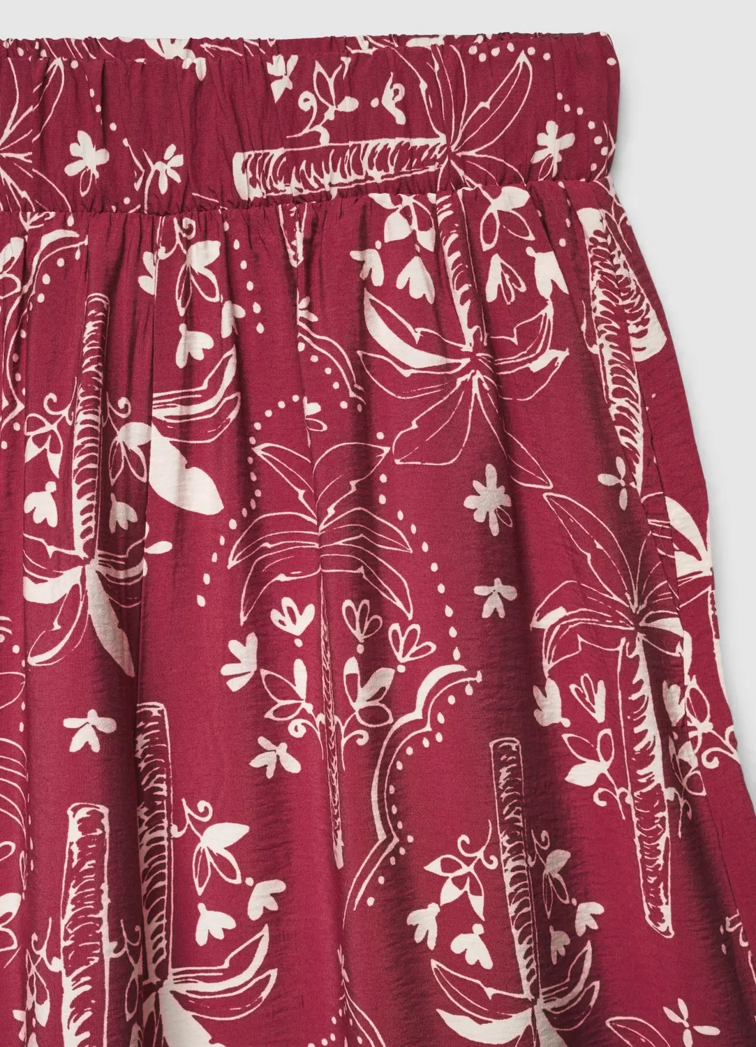 Calliope jupe-pantalon femme imprimée taille élastiquée