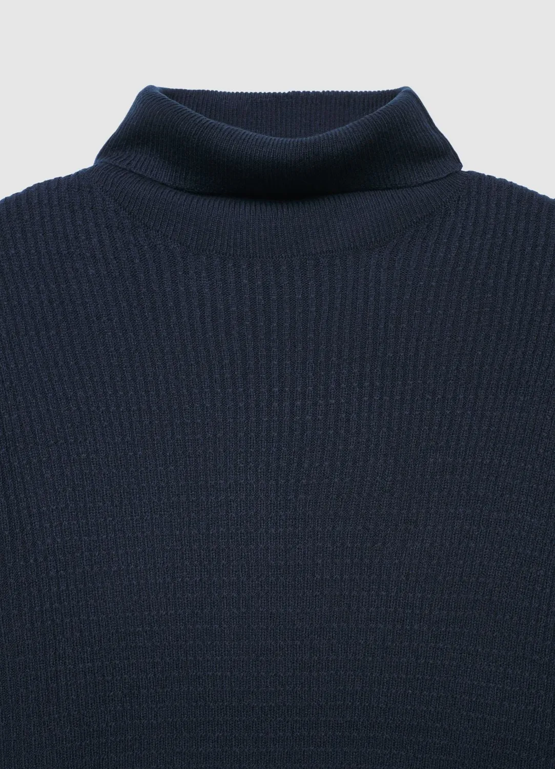 Calliope pull col roulé waffle homme taille L