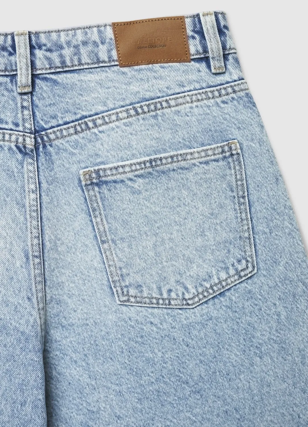 Calliope bermuda jean femme taille haute