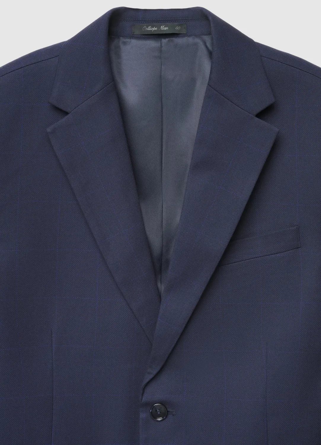 Calliope monopetto à carreaux veste homme