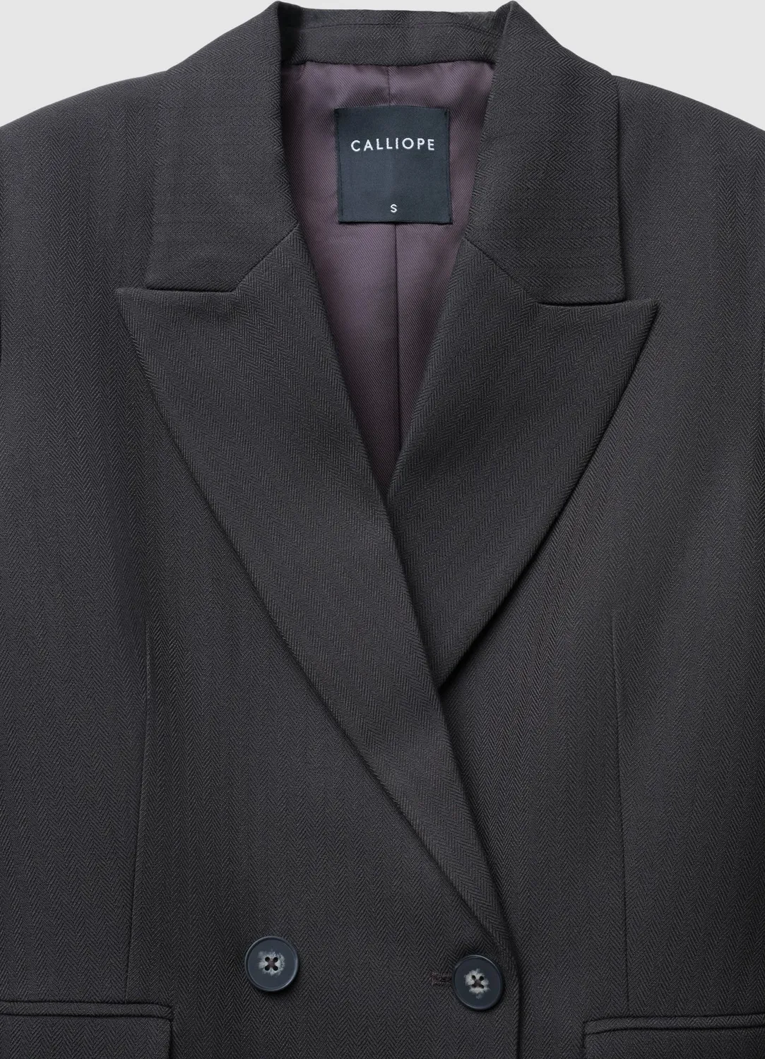 Calliope veste femme double-boutonnage chevrons