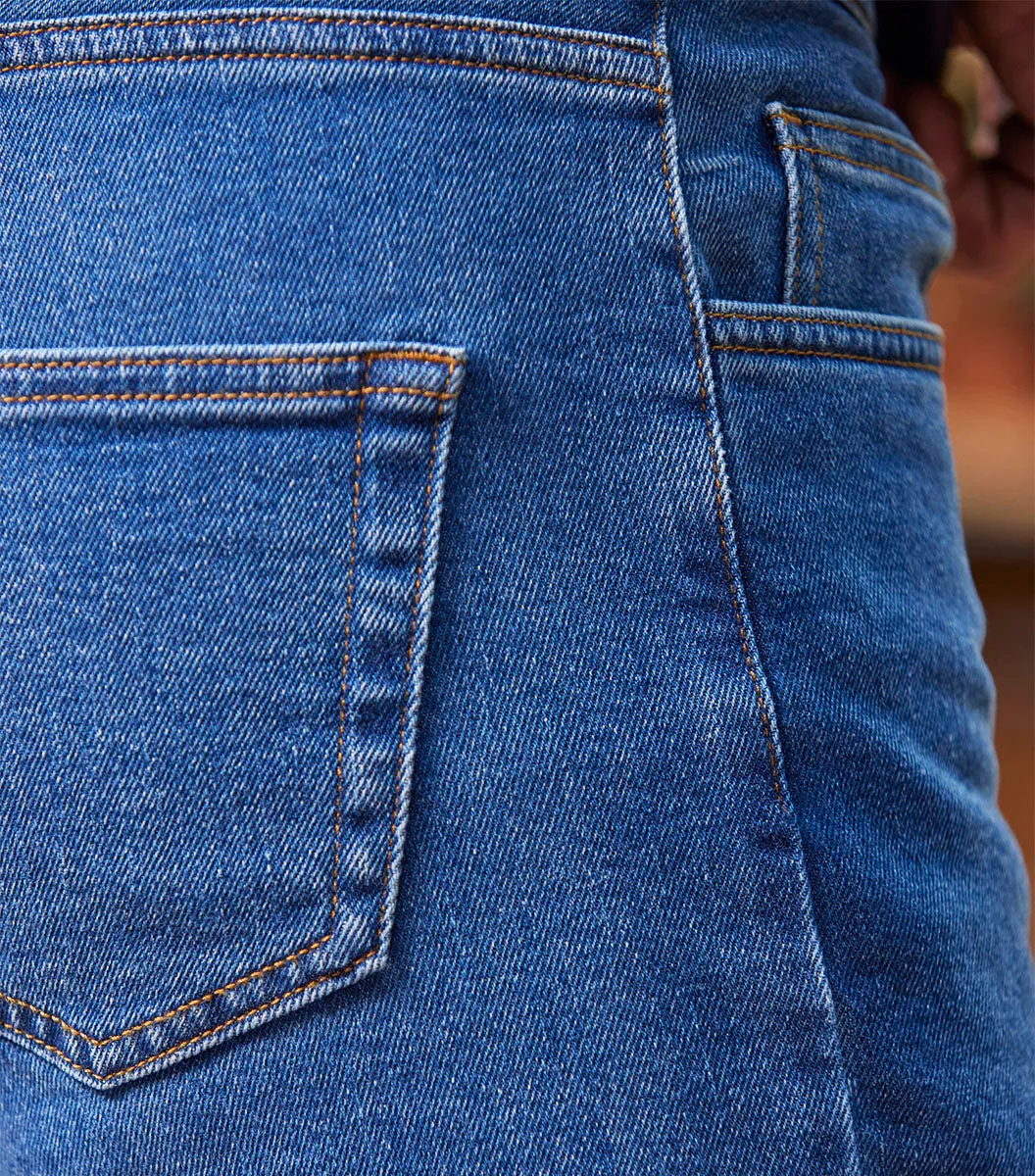 Cocorico Regular Jean Homme Bleu Clair denim stretch