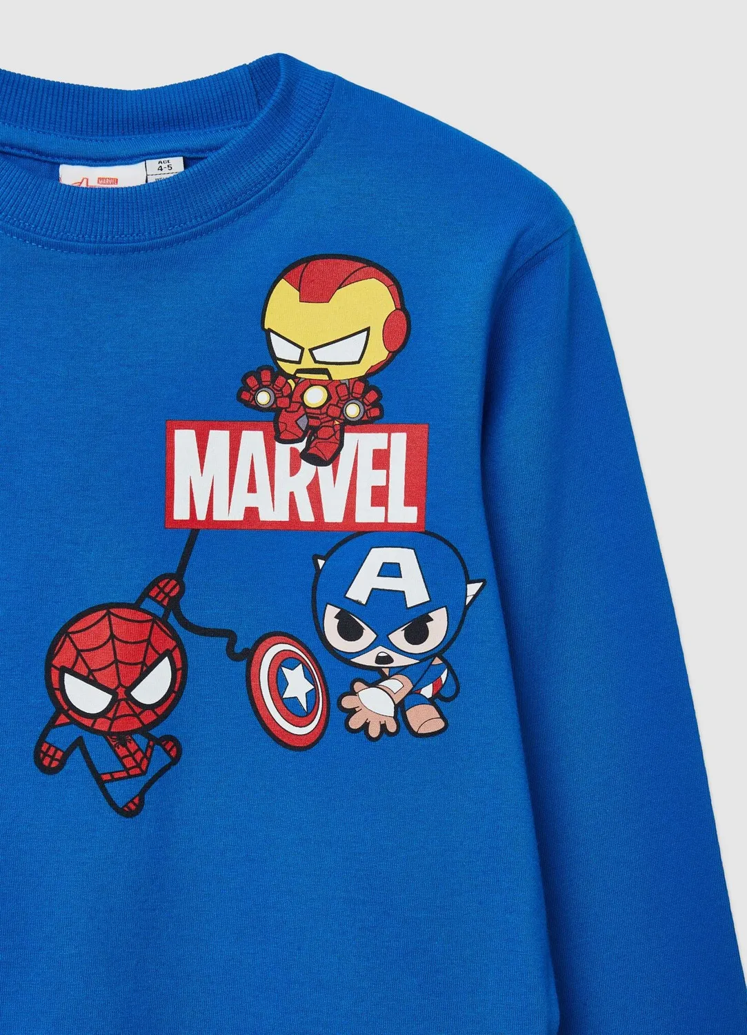 Calliope Marvel t-shirt garçon manches longues coton