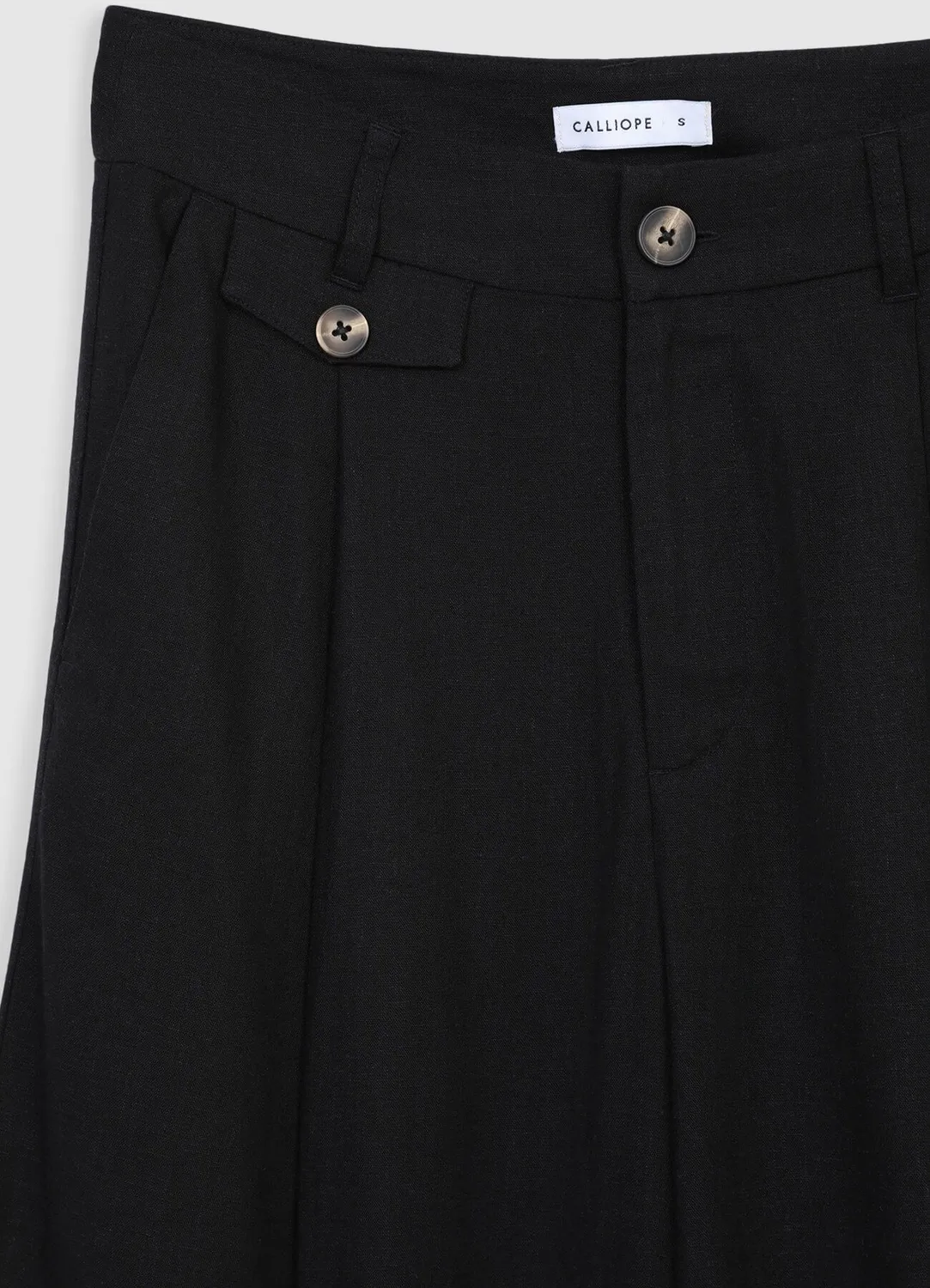 Calliope pantalon palazzo femme uni poches