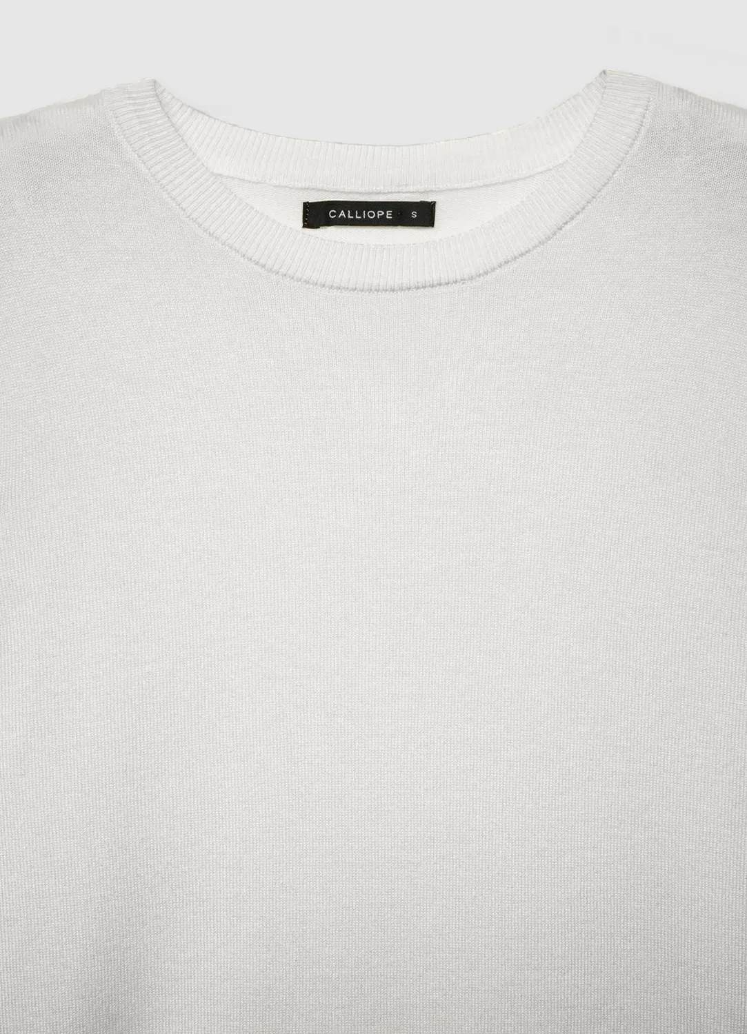 Calliope pull col rond manches longues femme uni