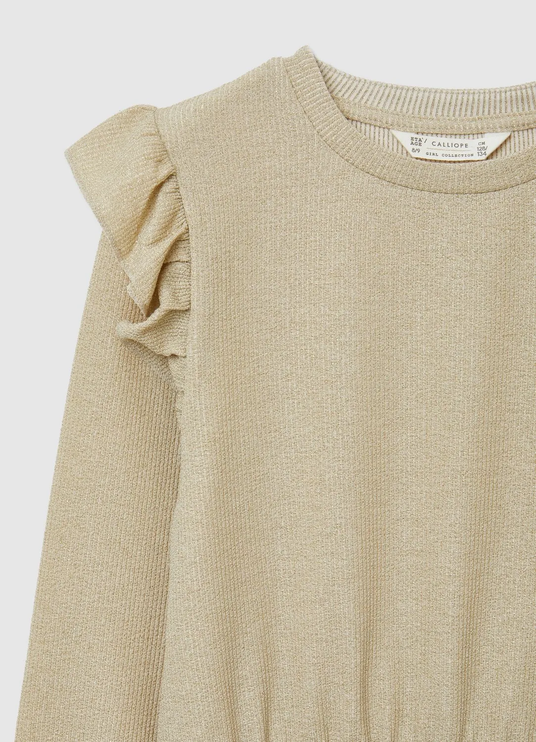 Calliope t-shirt à volants manches longues fille confort