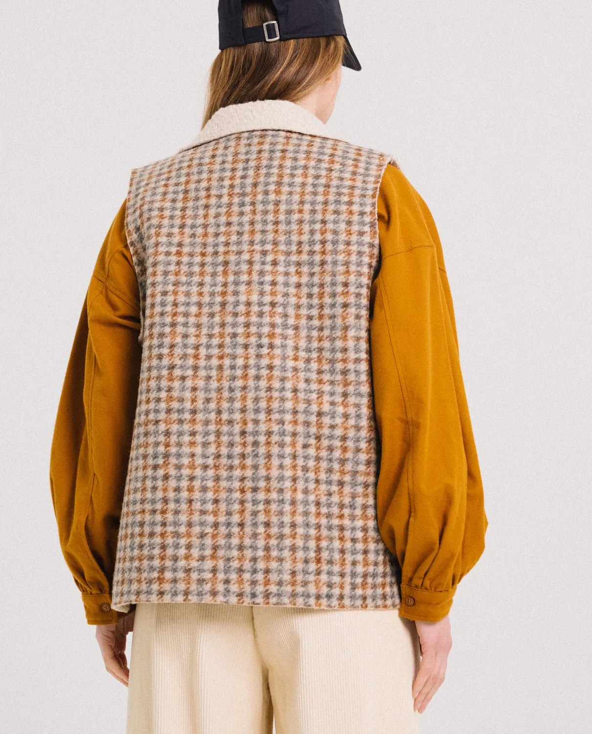 Tinsels Fissa gilet Island lainage fourrure