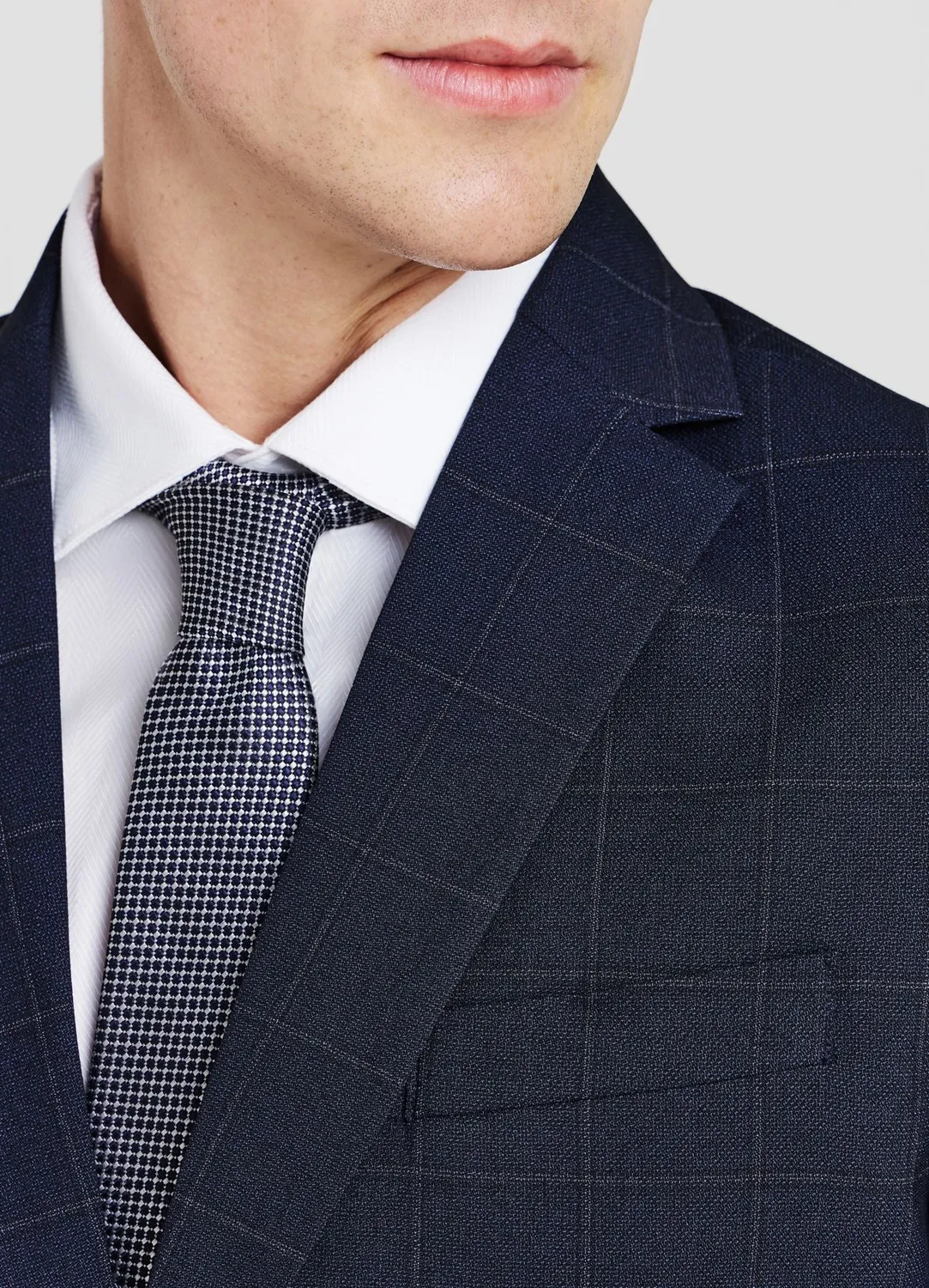 Calliope veste homme à carreaux 2 boutons