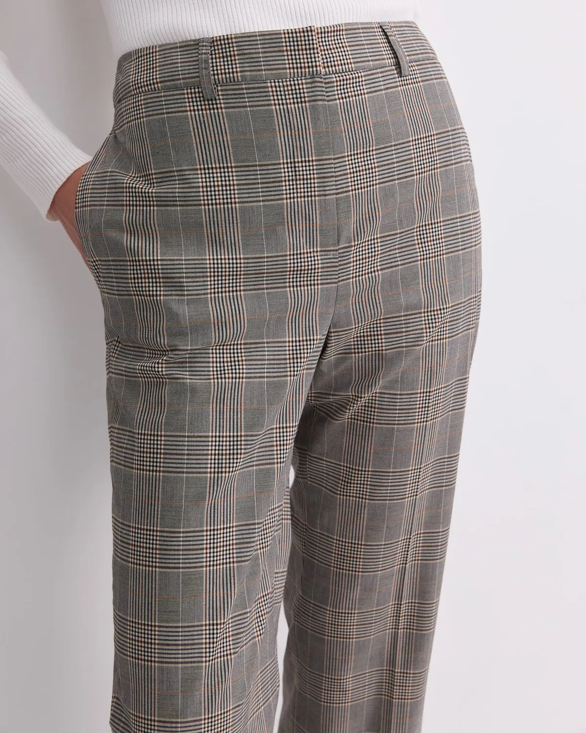 Sportscraft Chelsea pantalon à carreaux coupe droite