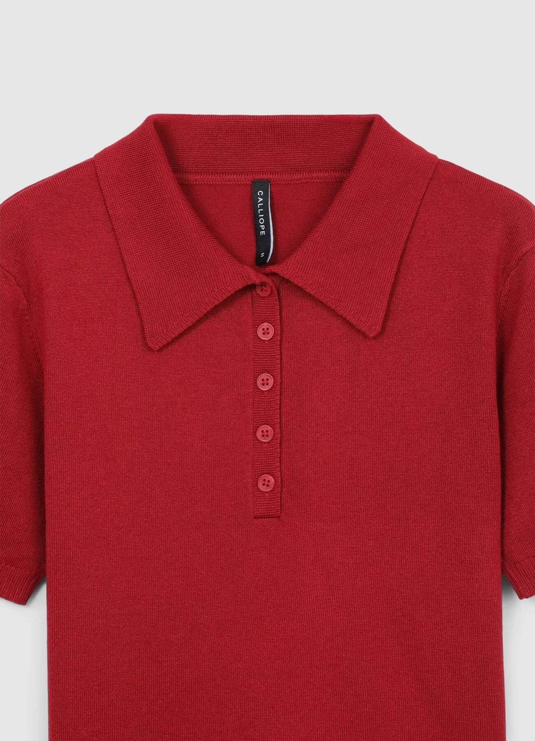 Calliope polo bottoni polo femme M manches courtes