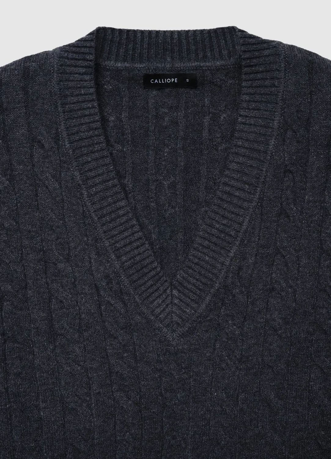 Calliope pull torsadé col V femme uni