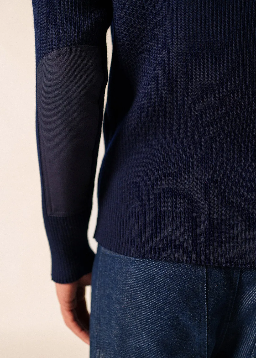 Saint James Condor pull marine laine