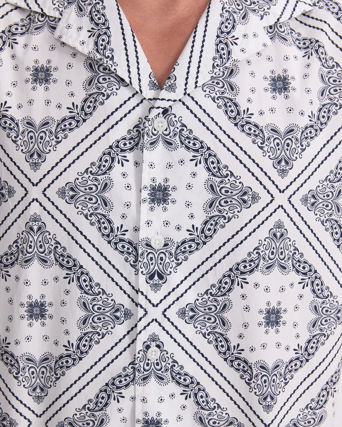 Sportscraft Bandana chemise resort manches courtes coton
