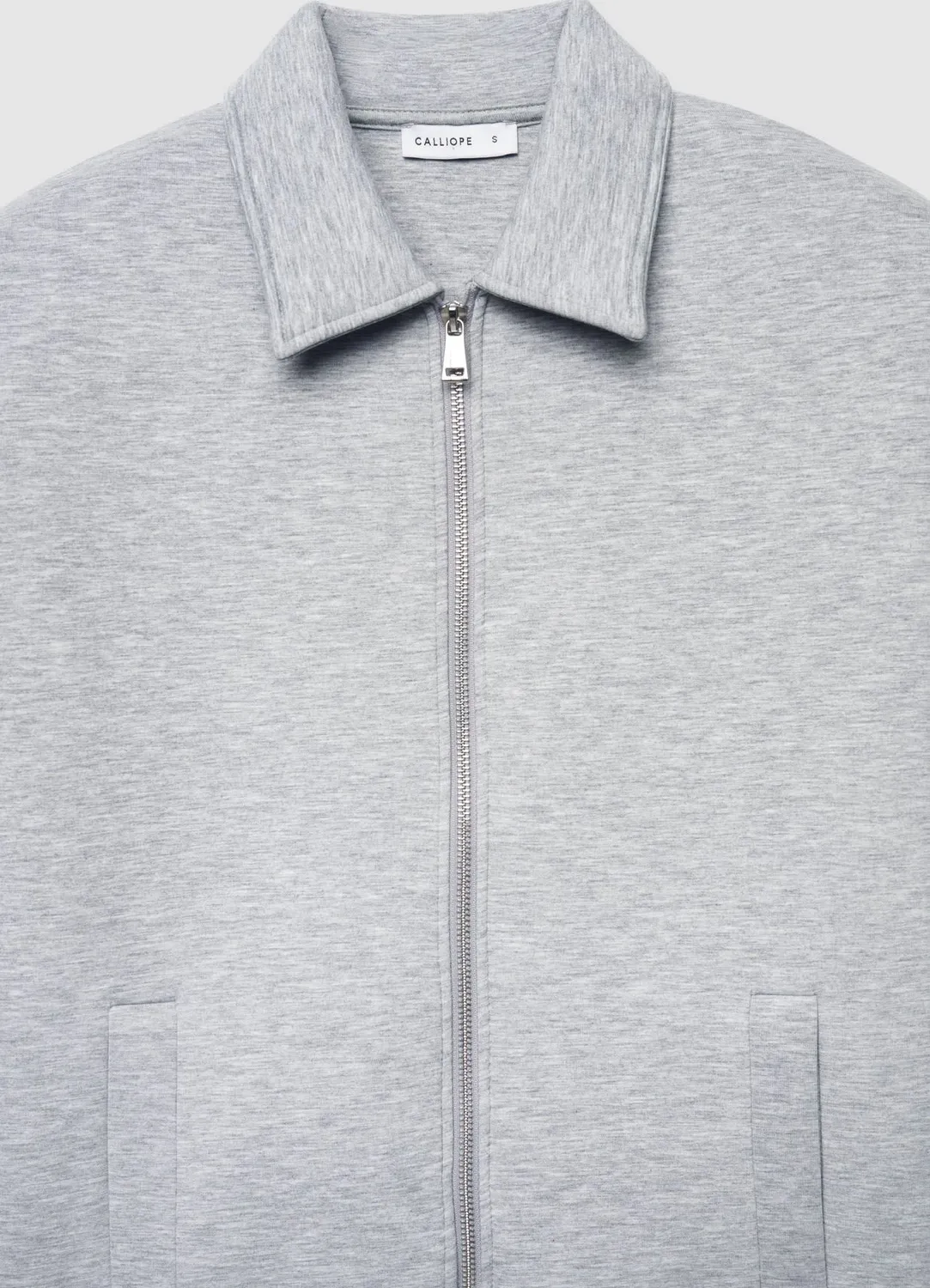Calliope sweat zippé femme col montant uni