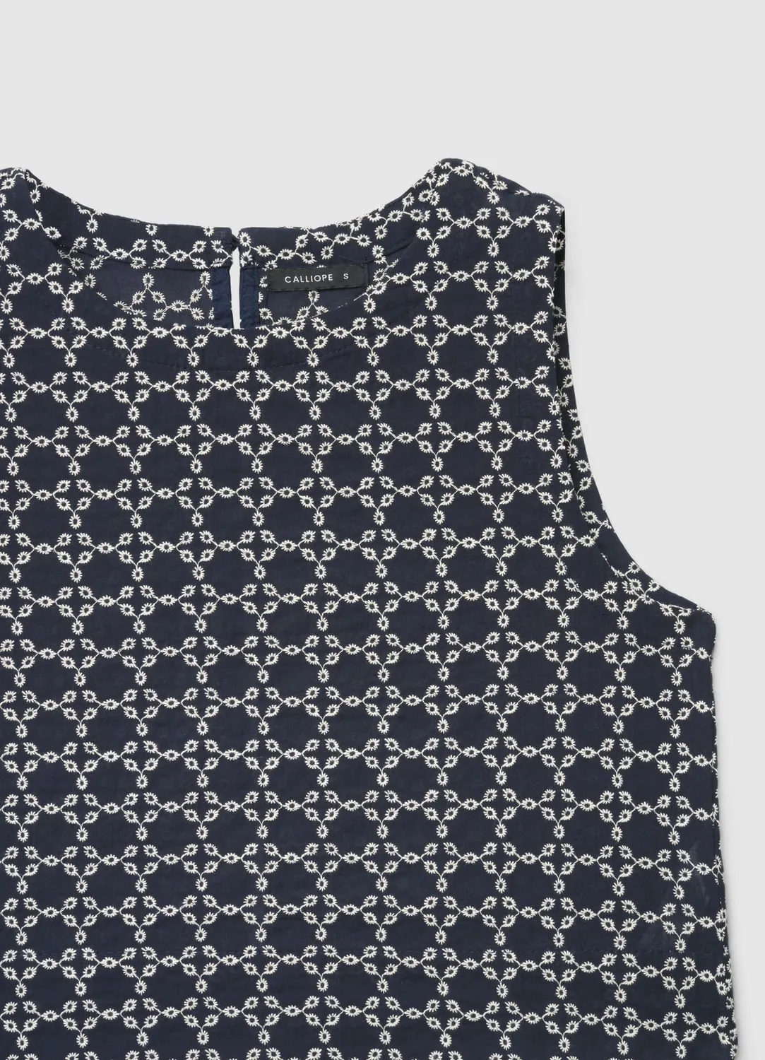 Calliope top sans manches motif all-over