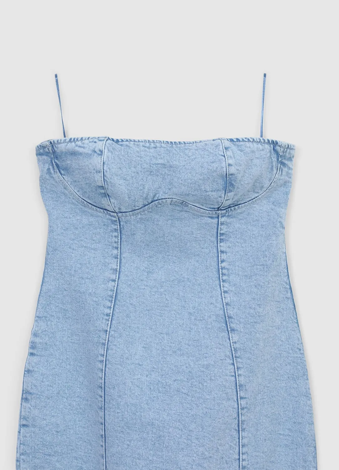 Calliope Atelier Robe fourreau denim femme sans manches