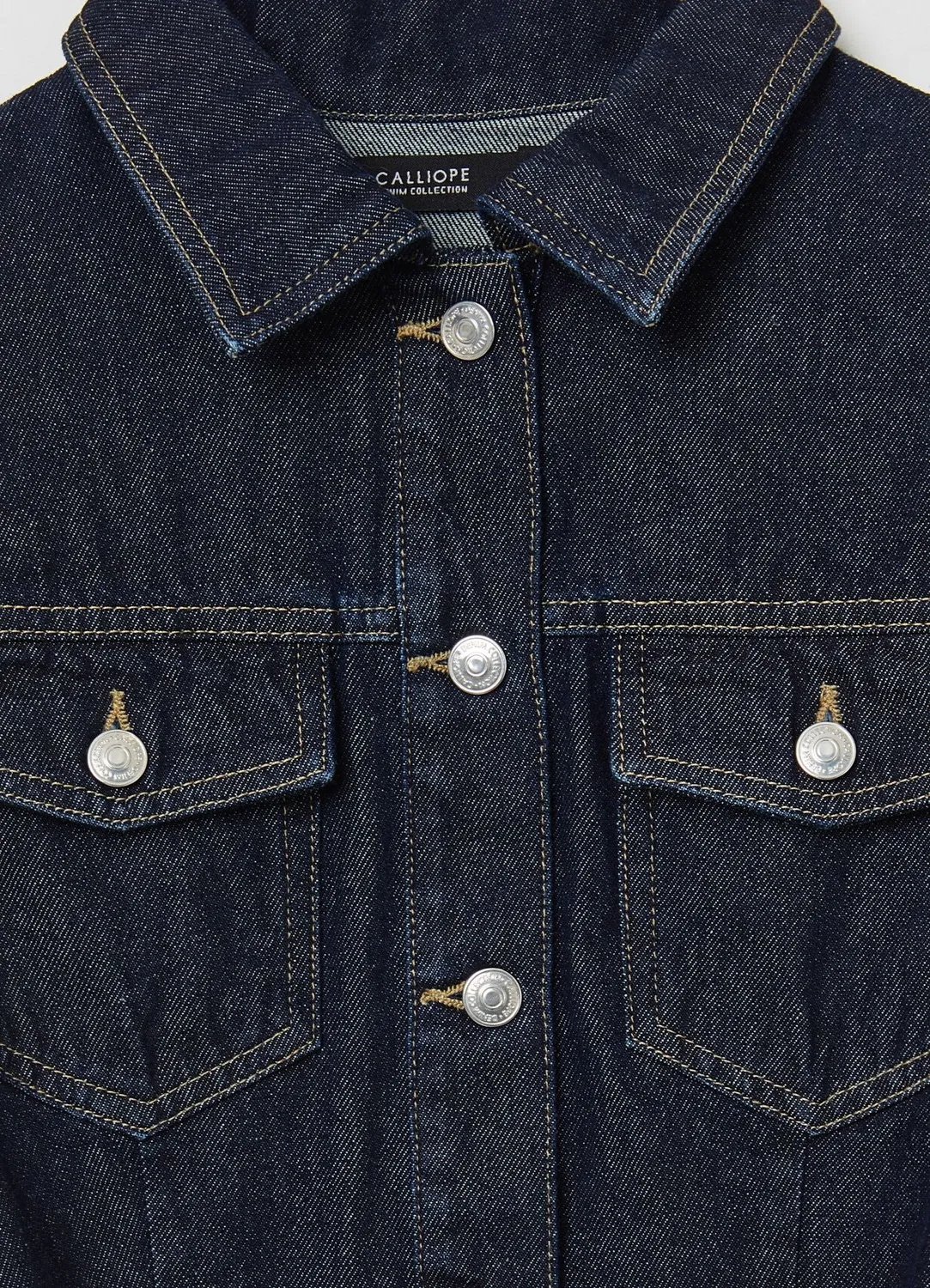Calliope denim robe chemise femme courte