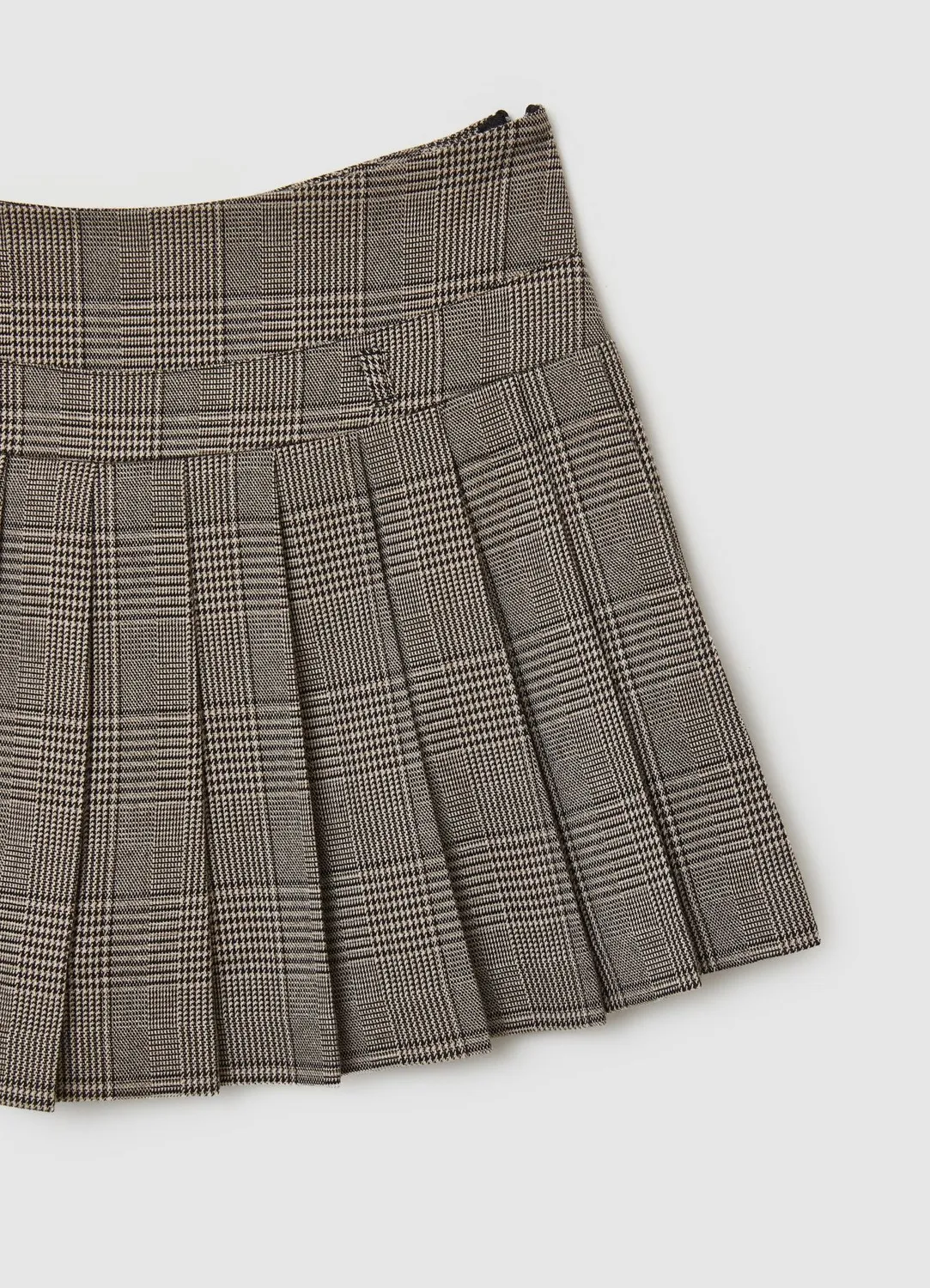 Calliope jupe-short plissée prince-de-galles femme