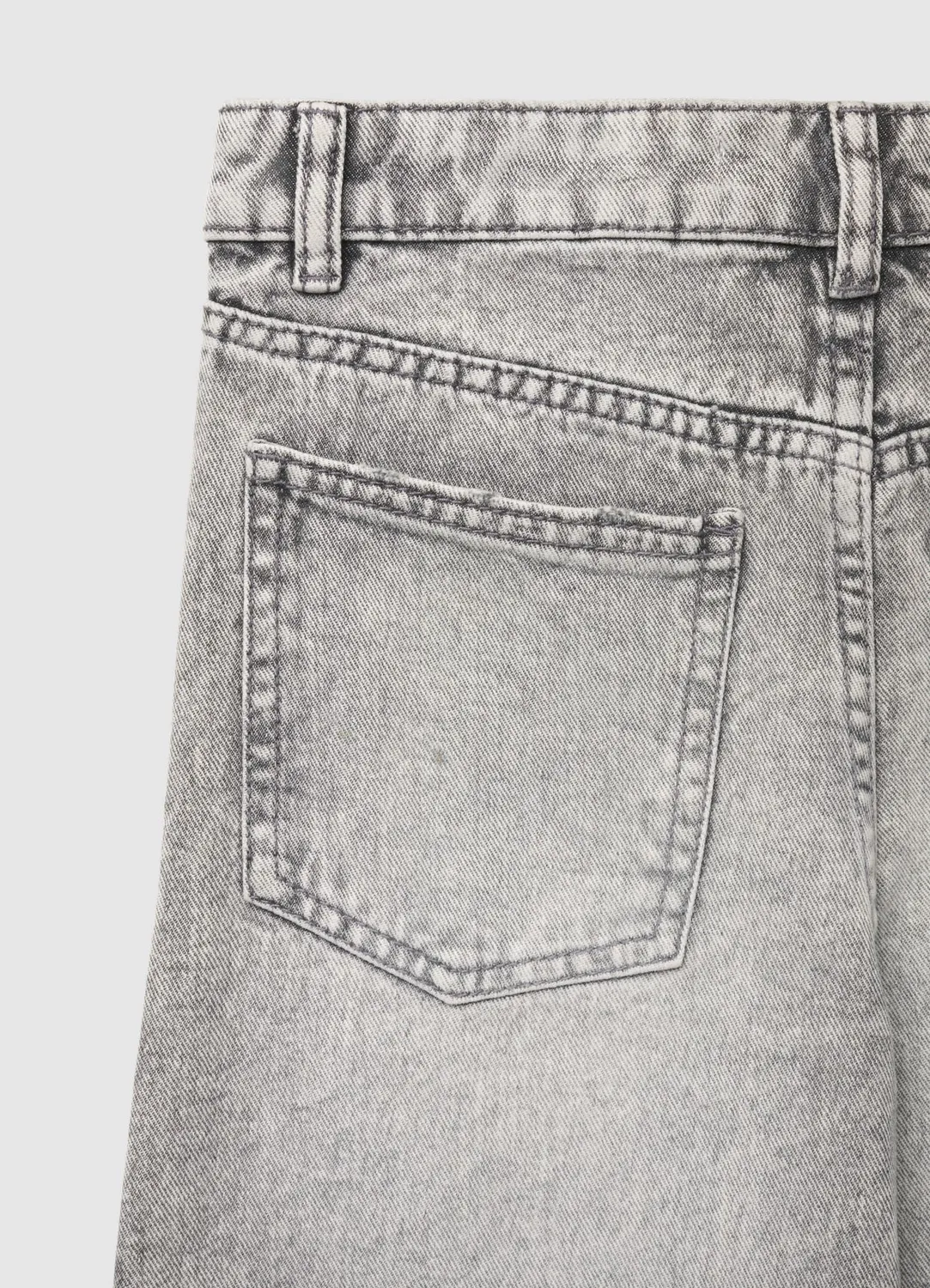 Calliope Wide Leg jean fille uni coupe large