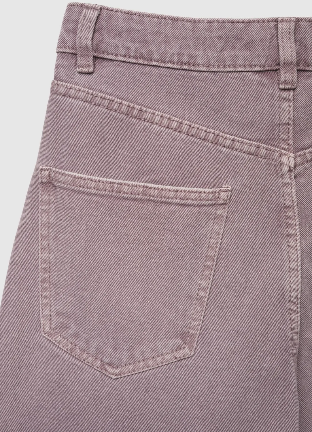 Calliope jean straight cropped femme uni